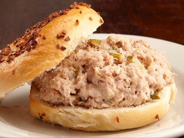 Bagel with Tuna Salad