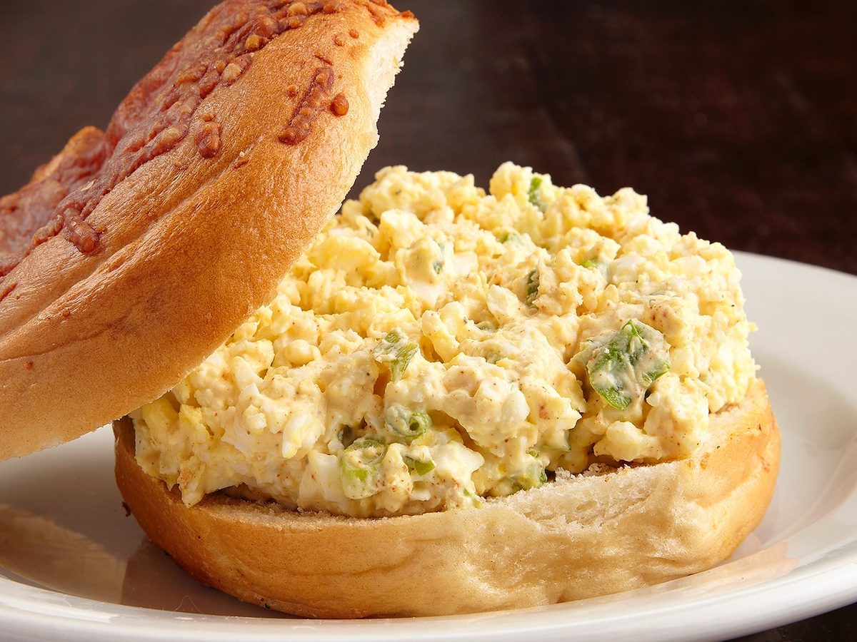 Bagel with Egg Salad